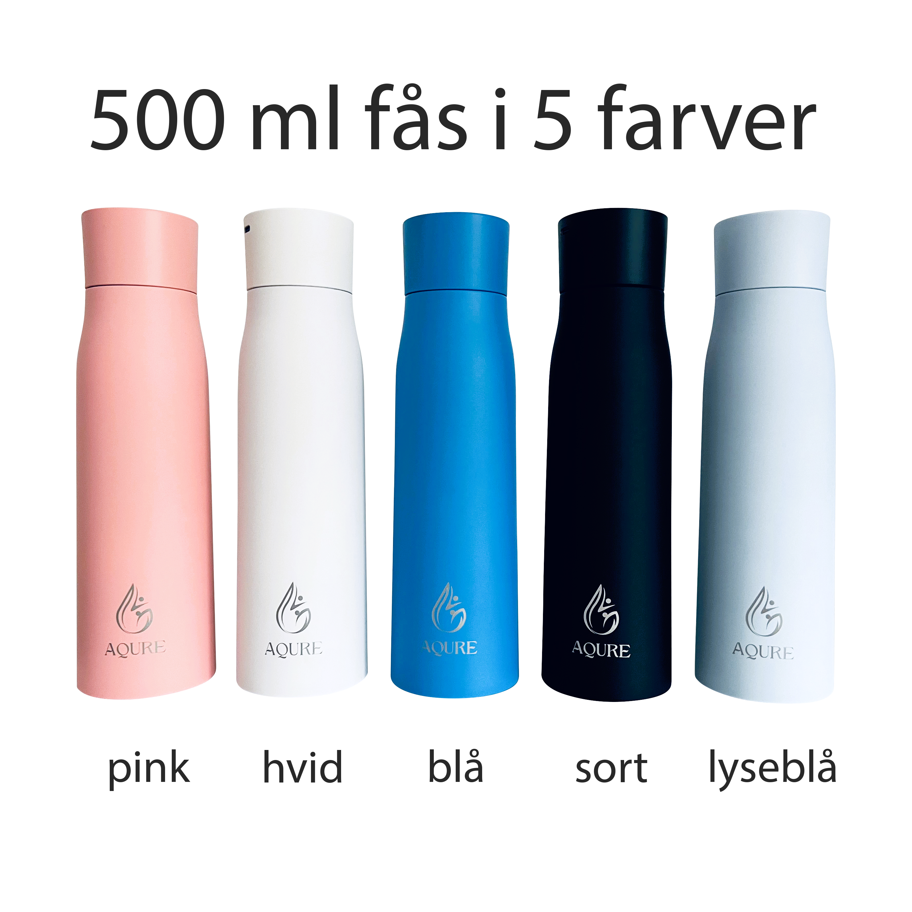 AquaPure selvrensende vandflaske